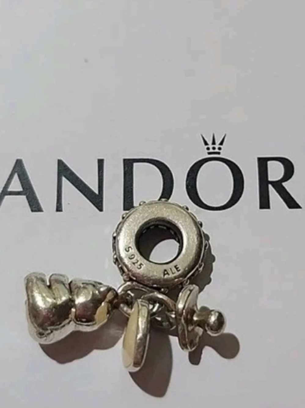 Pandora Silver Multi-Charm Dangle Pendant